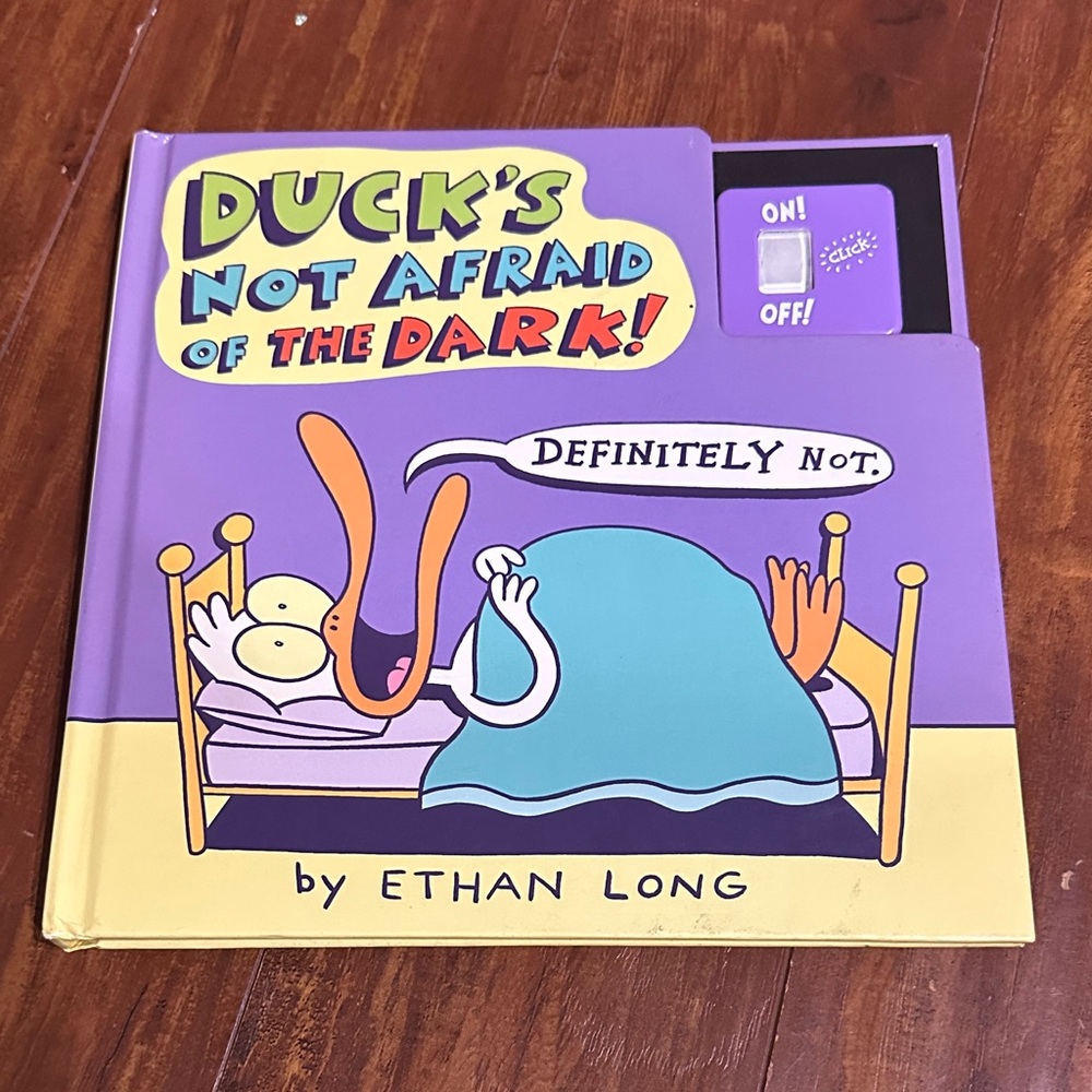 Rare HTF book Duck's Not Afraid of the Dark by Ethan Long